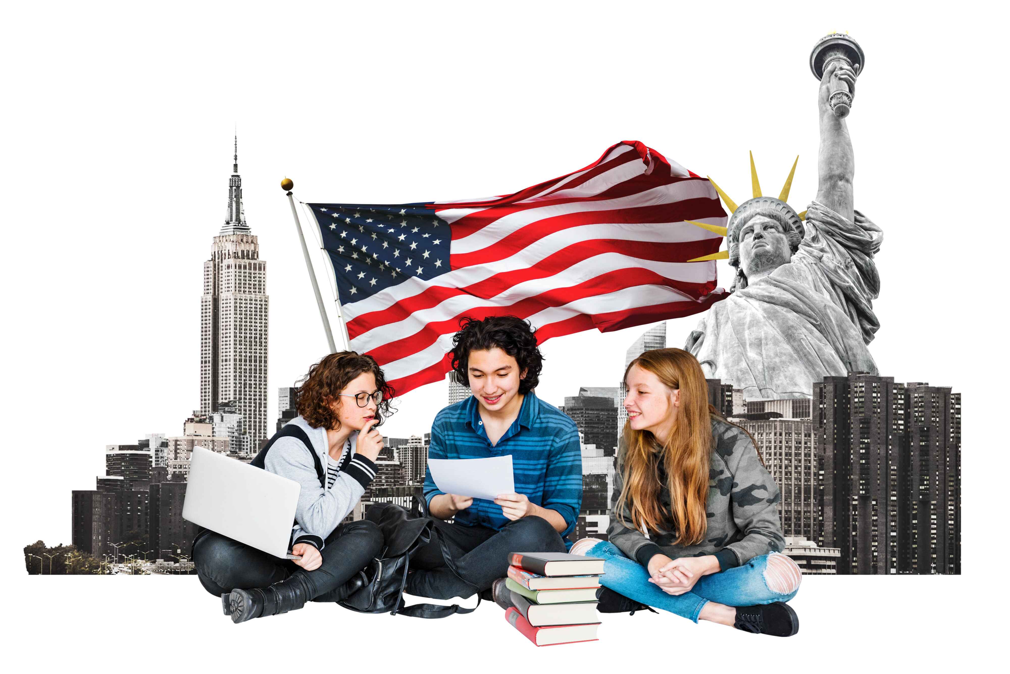 png study usa education photo collage transparent background