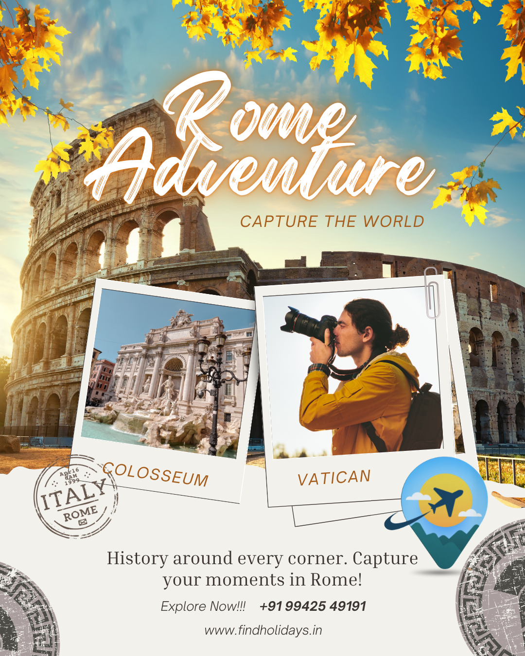 Rome Tours From Chennai, Travel Agency In chennai