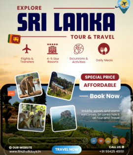 Scenic Sri Lanka Tour Package from Chennai – 6 Nights 7 Days Itinerary