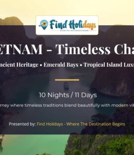 Vietnam tour packages from Chennai India Halong Bay Hanoi Ho Chi Minh travel FindHolidays