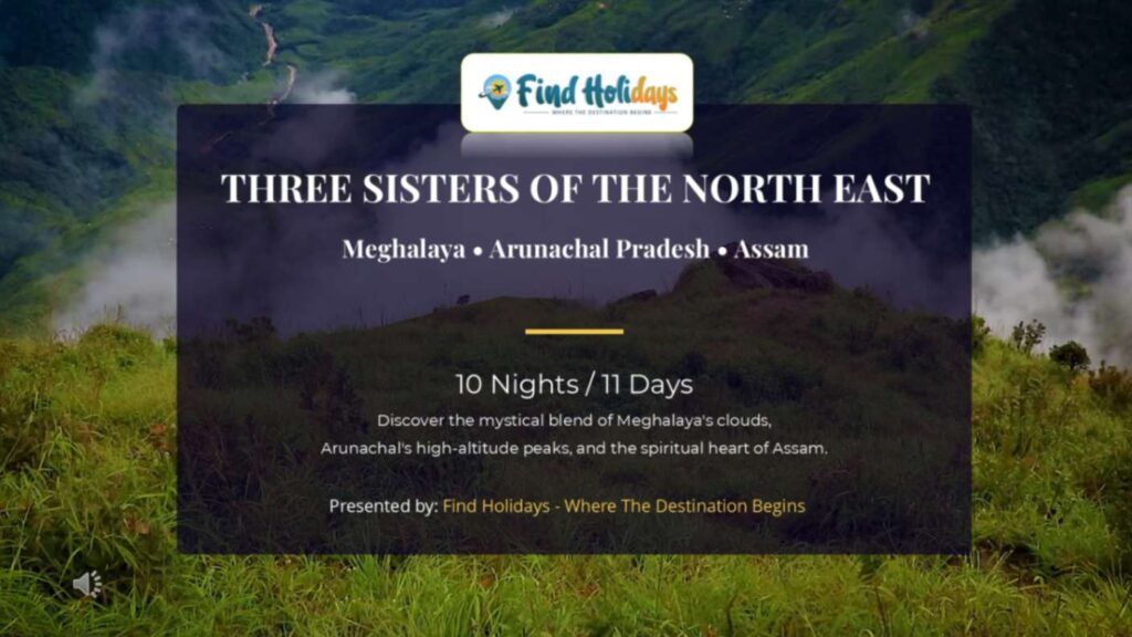 North East India tour package from Chennai covering Shillong Tawang Dawki Cherrapunjee and Guwahati