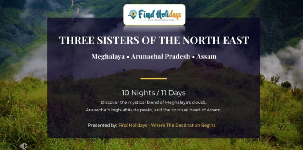 North East India tour package from Chennai covering Shillong Tawang Dawki Cherrapunjee and Guwahati