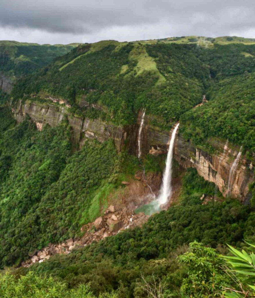 Umium Lake near Shillong in Meghalaya with scenic mountain and lake views