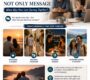 Couple distracted by mobile phones contrasted with meaningful holiday memories together