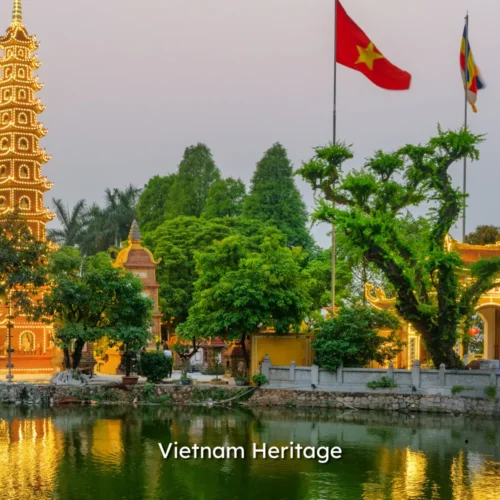 Exploring the historic streets and cultural heritage of Hanoi on a Vietnam tour from Chennai.