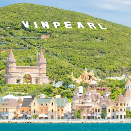 Exotic wildlife encounters in natural environments at Vinpearl Safari.