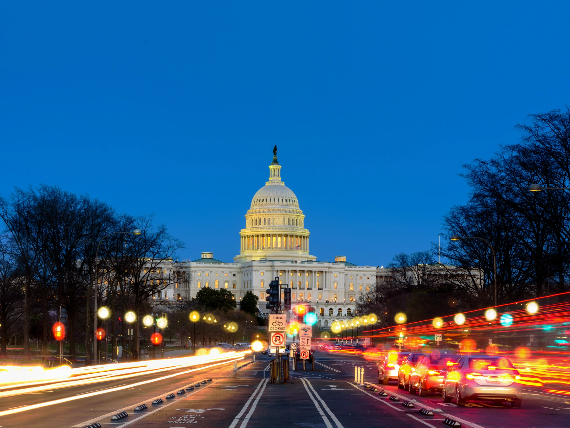 Washington DC city and landmark view