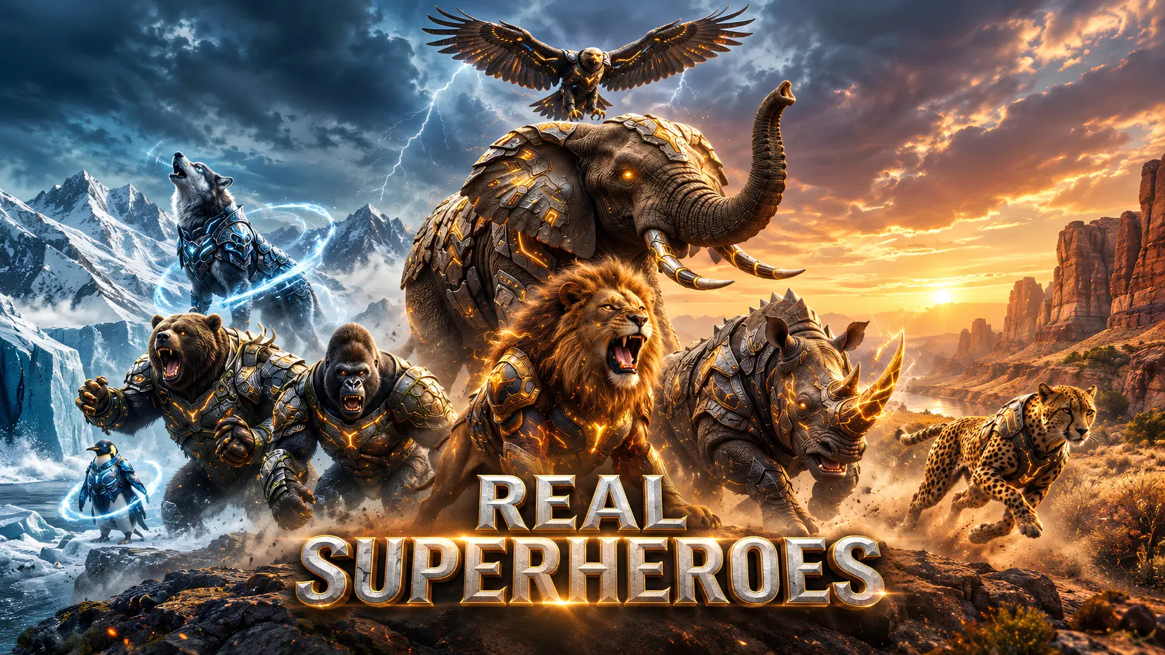 The real superheroes of the wild – majestic wild animals in their natural habitats on an unforgettable wildlife safari