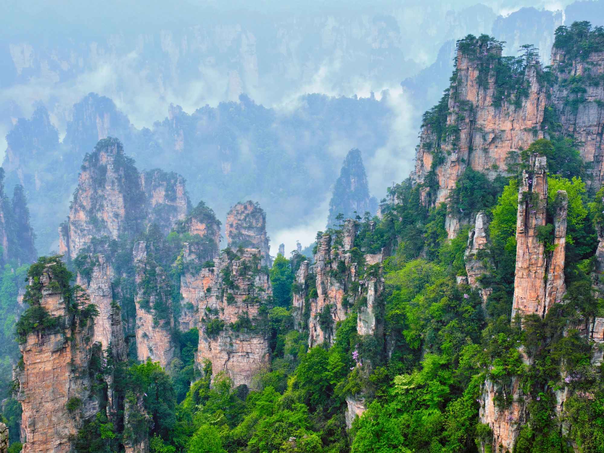 Zhangjiajie Avatar Hallelujah mountains